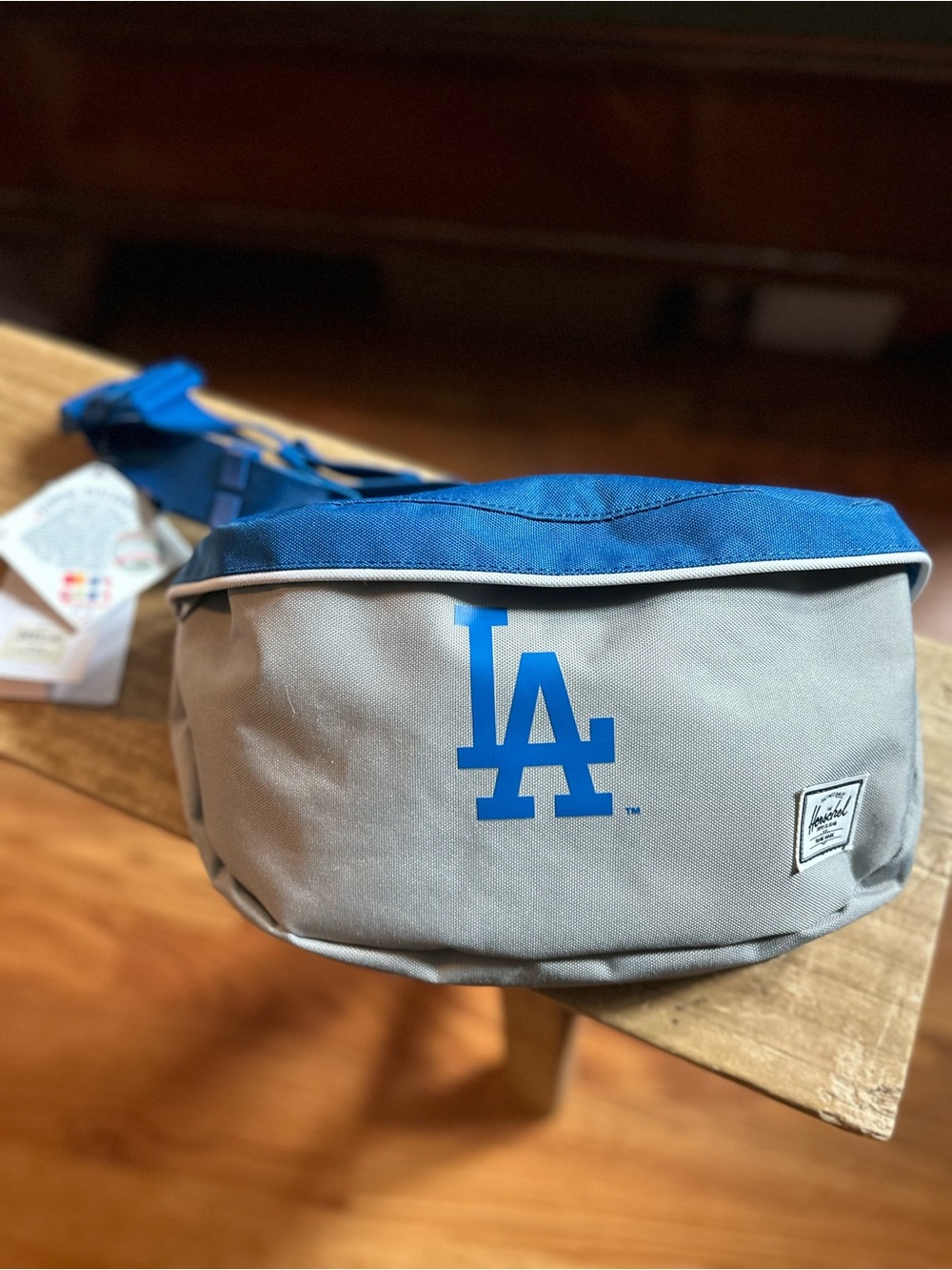 Herschel Supply Company x LA Dodgers Blue and Gray Hip Pack